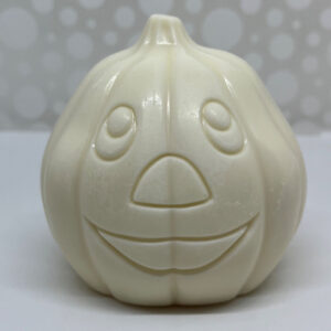 Medium White Chocolate Pumpkin with Face | Reppert's Candy