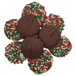 Milk Chocolate Christmas Nonpareils | Reppert's Candy