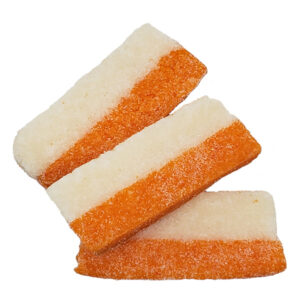 Orange and Vanilla Creamsicle Coconut Strips | Reppert's Candy