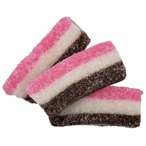 Rainbow Coconut Strips | Reppert's Candy