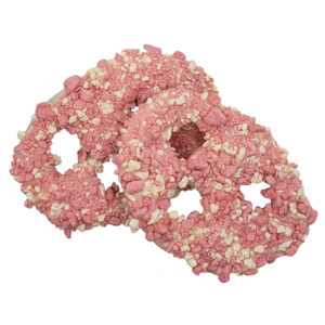 Strawberry and Cream Yum Crumb Pretzels | Reppert's Candy