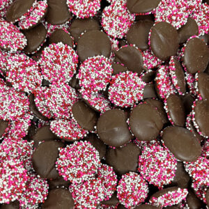 Valentines Day Milk Chocolate Nonpareils | Reppert's Candy