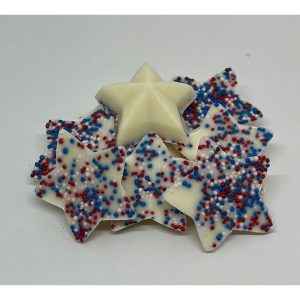 White Chocolate Freedom Stars | Reppert's Candy