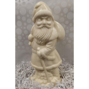 White Chocolate Small Santa | Reppert's Candy